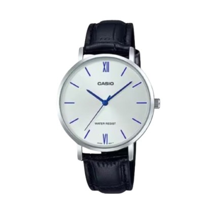 Casio General LTP-VT01L-7B1UDF Black Leather Women Watch